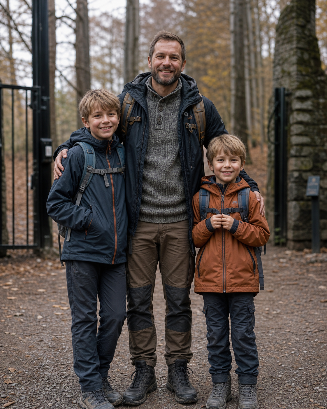 Family photograph: The Haugen family